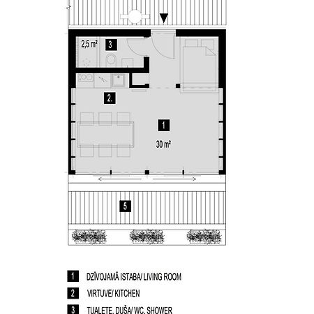 Peldmaja Apartment Pavilosta Bagian luar foto